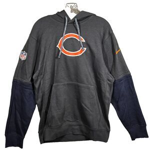 NEW Nike Chicago Bears City Club Hooded Sweatshirt Mens small 00157